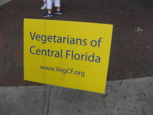 Vegetarians of Central Florida hosts the yearly Earth Day celebration. 