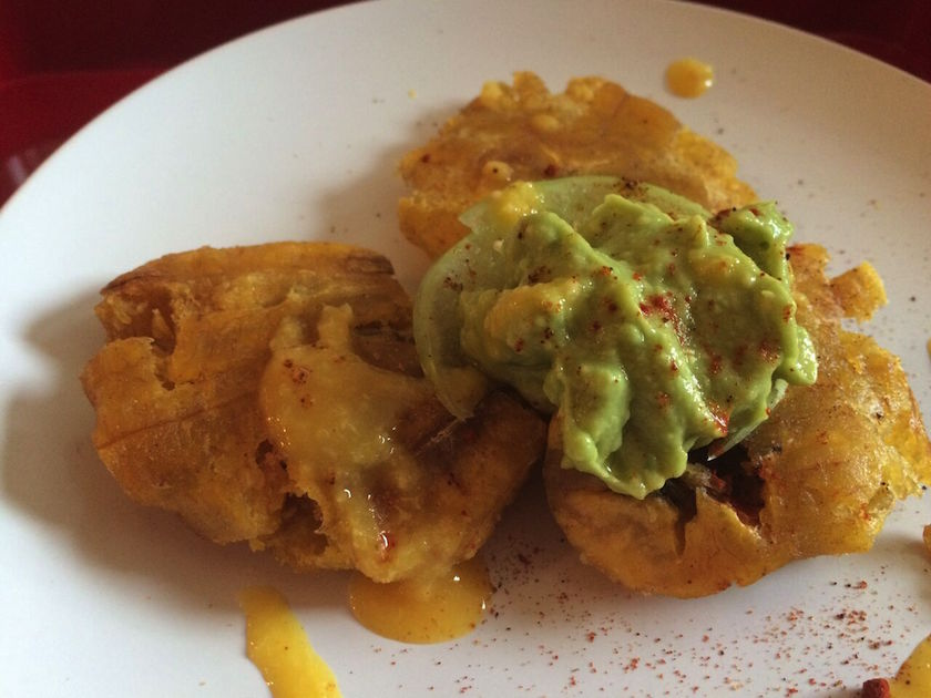 Our night at Basal Eatery began with Mongrel Tostones made with Colombian green plantains, French spice rub, tomatillos, chives, forked avocado hash with ginger salsa. This was a great way to start the evening!